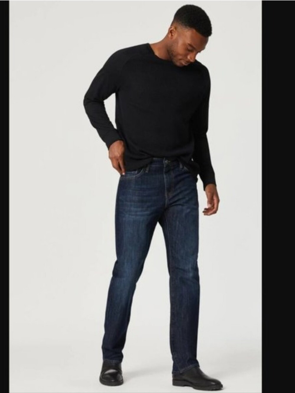 Mavi Matt Relaxed Straight Leg Cotton Blend Jeans 32/30